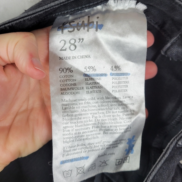 🎈Ksubi noir black high n wasted skinny jeans - Picture 10 of 12